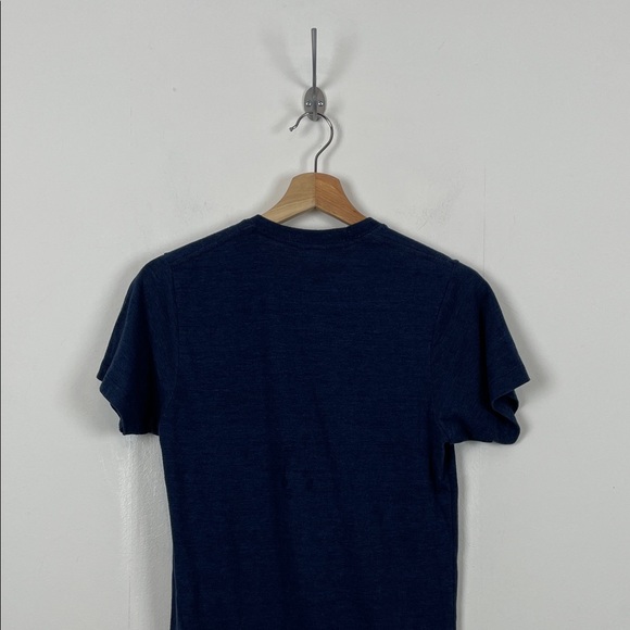 Homage Akron Short Sleeve Pullover Casual Relax Fit Women's S Navy Blue T-Shirt - Picture 6 of 8